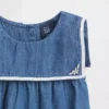 Baby-Denim-Bodys im Matrosen-Stil