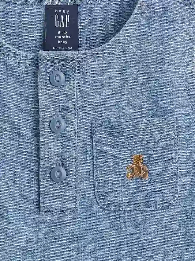 Baby-Denim-Set mit Taschen
