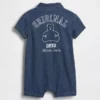 Baby-Denim-Shorty-Einteiler mit Gap Logo