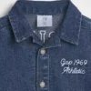 Baby-Denim-Shorty-Einteiler mit Gap Logo