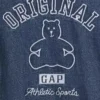 Baby-Denim-Shorty-Einteiler mit Gap Logo