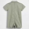 Baby-Denim-Shorty-Einteiler mit Tasche