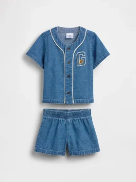 Baby-Denim-Varsity-Set