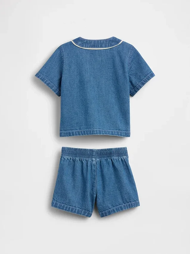 Baby-Denim-Varsity-Set