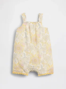 Baby-Einteiler mit Blumenmuster