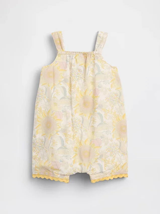 Baby-Einteiler mit Blumenmuster