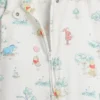 Baby-Einteiler mit Füßen aus Bio-Baumwolle „Winnie the Pooh“