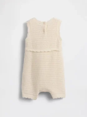 Baby-Eiscreme-Häkel-Shorty-Einteiler