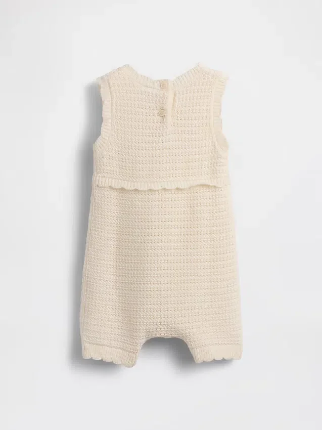 Baby-Eiscreme-Häkel-Shorty-Einteiler