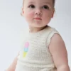 Baby-Eiscreme-Häkel-Shorty-Einteiler