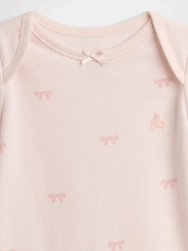 Baby First Favorites Body aus Bio-Baumwolle mit Schleife