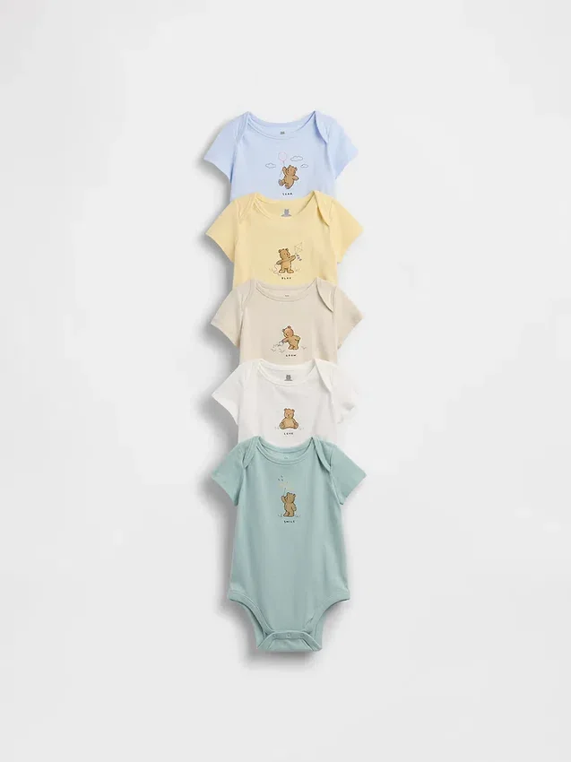 Baby First Favorites Bodys aus Bio-Baumwolle (5er-Pack)