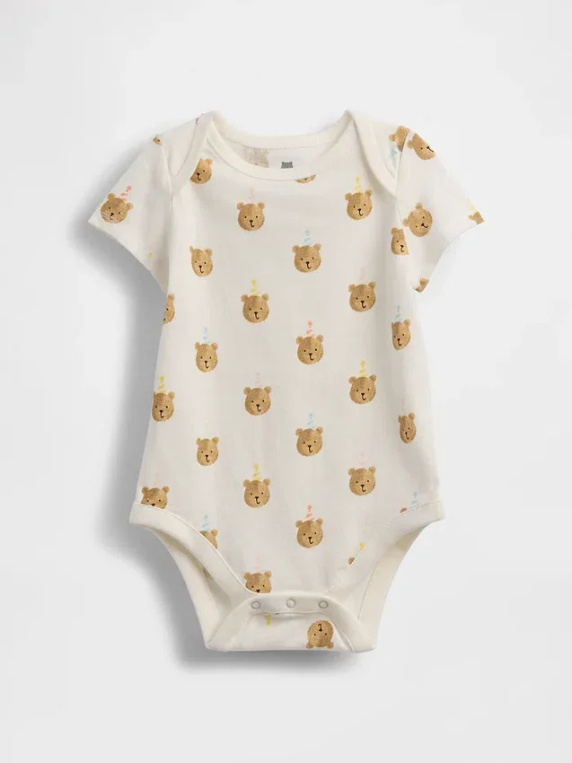 Baby First Favorites Bodys aus Bio-Baumwolle mit Brannan-Bär-Motiv