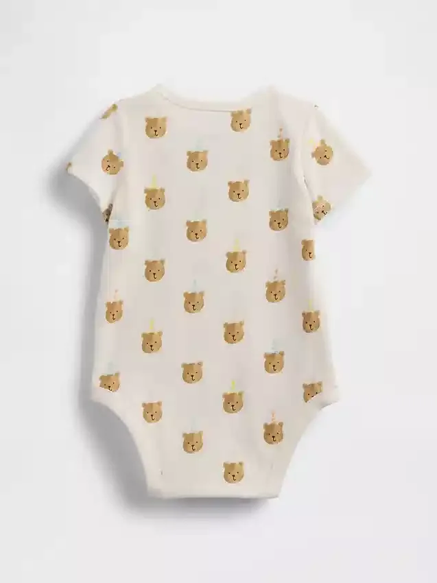 Baby First Favorites Bodys aus Bio-Baumwolle mit Brannan-Bär-Motiv