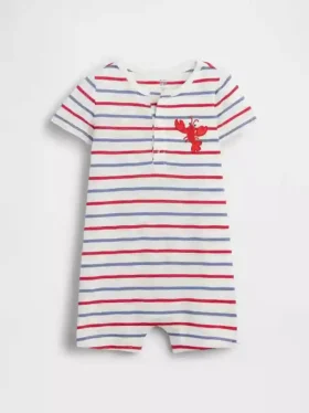 Baby First Favorites Henley Shorty Einteiler
