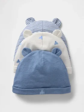 „Baby First Favorites“ Mütze aus Bio-Baumwolle (3er-Pack)