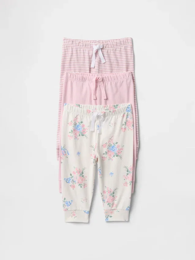 Baby First Favorites Pull-On-Hosen aus Bio-Baumwolle (3er-Pack)