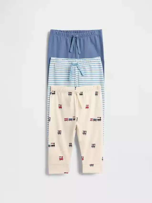 Baby First Favorites Pull-On-Hosen aus Bio-Baumwolle (3er-Pack)
