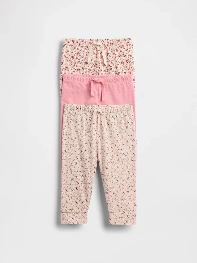 Baby First Favorites Pull-On-Hosen aus Bio-Baumwolle (3er-Pack)