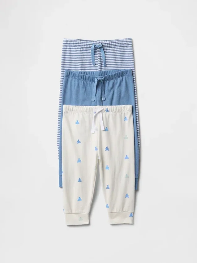 Baby First Favorites Pull-On-Hosen aus Bio-Baumwolle (3er-Pack)