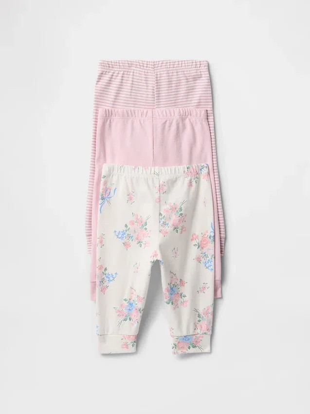 Baby First Favorites Pull-On-Hosen aus Bio-Baumwolle (3er-Pack)