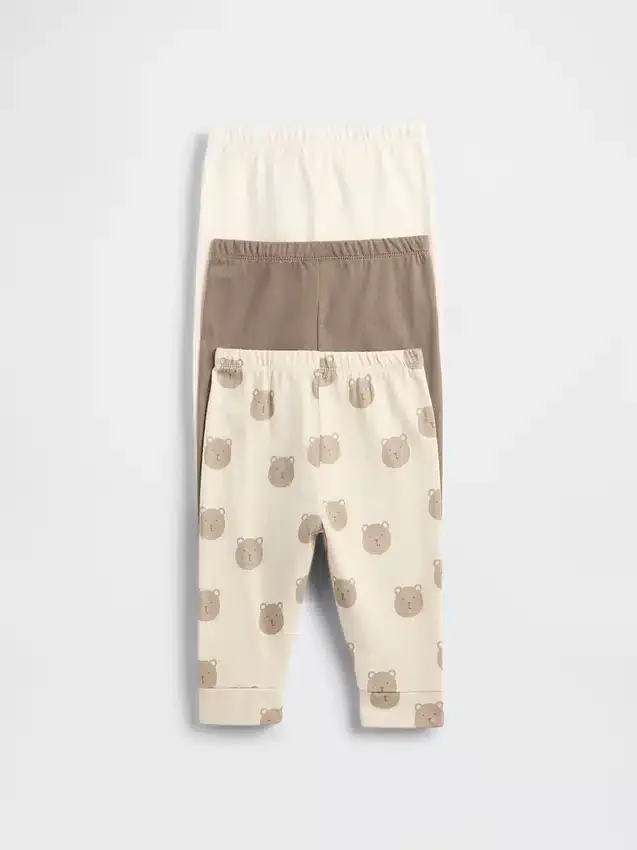 Baby First Favorites Pull-On-Hosen aus Bio-Baumwolle (3er-Pack)