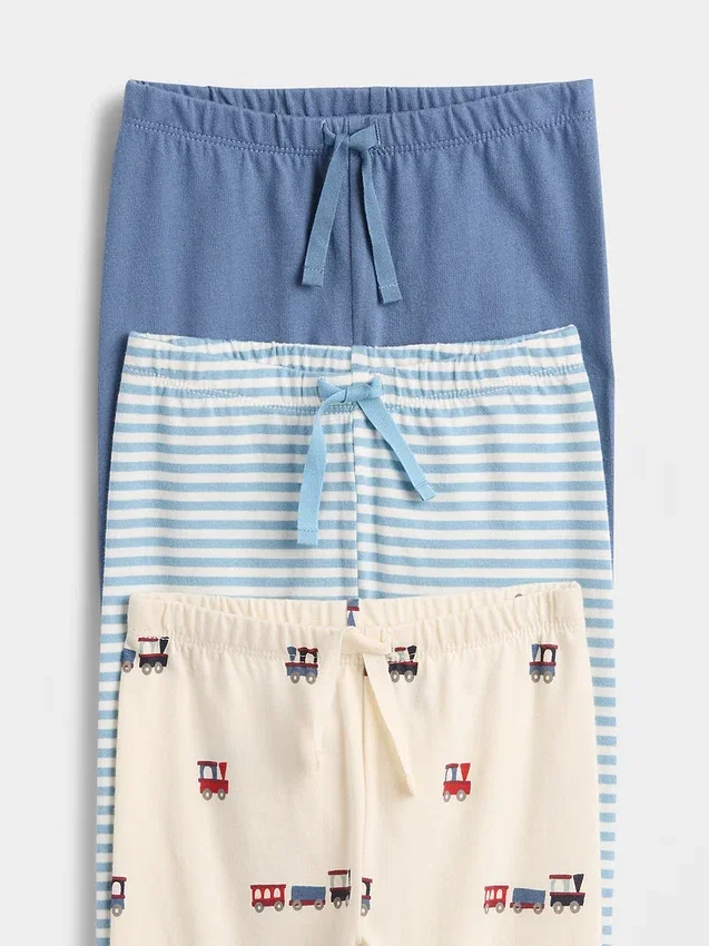Baby First Favorites Pull-On-Hosen aus Bio-Baumwolle (3er-Pack)