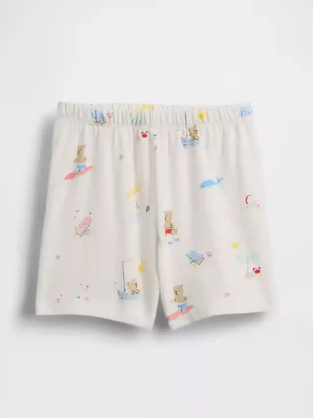 Baby First Favorites Shorts aus Bio-Baumwolle mit Strandbären-Motiv