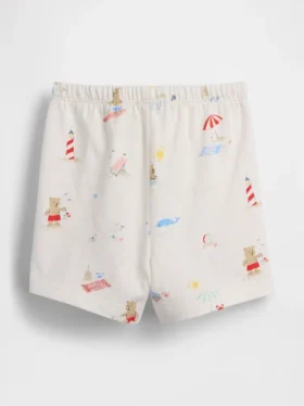 Baby First Favorites Shorts aus Bio-Baumwolle mit Strandbären-Motiv