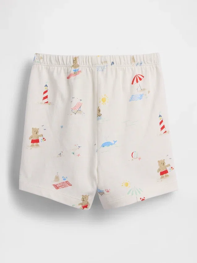 Baby First Favorites Shorts aus Bio-Baumwolle mit Strandbären-Motiv