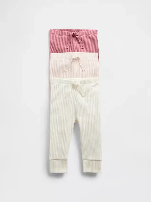 „Baby First Favorites“ Tiny-Rib-Hosen (3er-Pack)