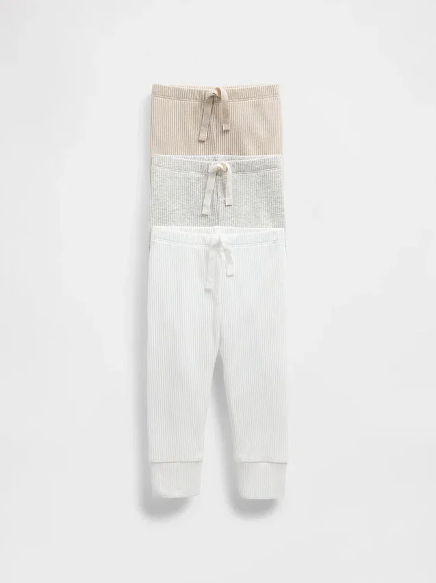 „Baby First Favorites“ Tiny-Rib-Hosen (3er-Pack)