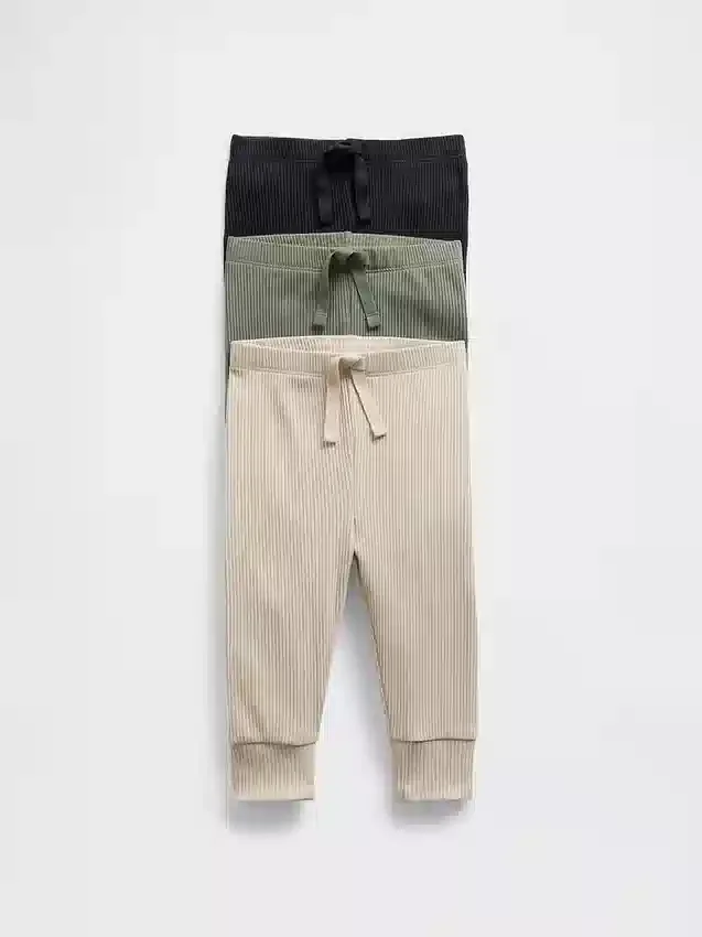 „Baby First Favorites“ Tiny-Rib-Hosen (3er-Pack)