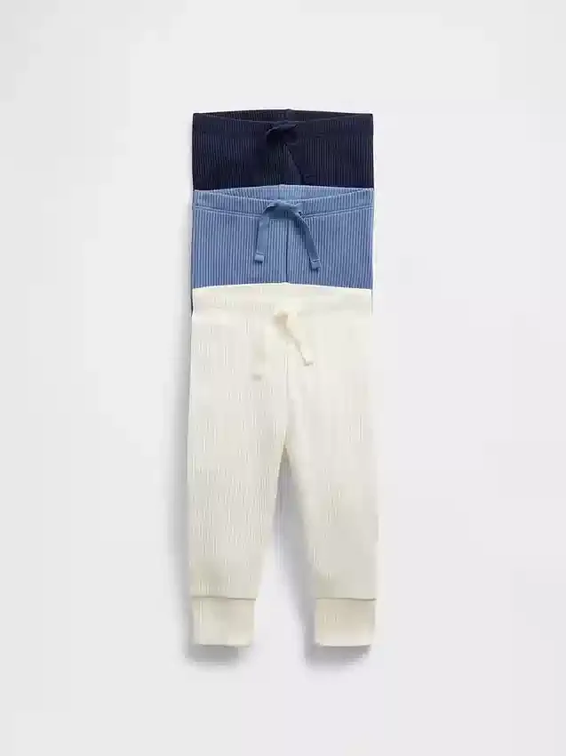 „Baby First Favorites“ Tiny-Rib-Hosen (3er-Pack)
