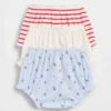 Baby First Favorites Tinyrib-Bloomer mit Rüschen (3er-Pack)