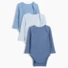 Baby First Favorites Tinyrib-Bodys mit Tasche (3er-Pack)