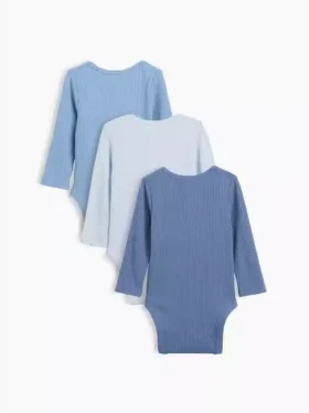 Baby First Favorites Tinyrib-Bodys mit Tasche (3er-Pack)