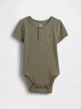 Baby First Favorites Tinyrib Henley-Body Bodys