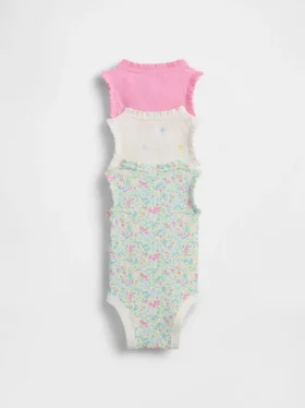 Baby First Favorites Tinyrib Rüschen-Bodys (3er-Pack)