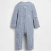 Baby First Favorites Tinyrib-Streifen-Einteiler mit Füßchen