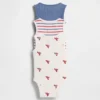 Baby First Favorites Tinyrib-Tank-Bodys mit Tasche (3er-Pack)