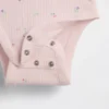 Baby „Grow-With-Me“-Set mit Shorts aus feinem Rippstrick