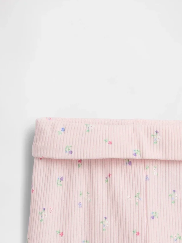 Baby „Grow-With-Me“-Set mit Shorts aus feinem Rippstrick