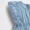 Baby-Jeans-Einteiler mit Ösen
