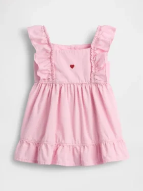 Baby-Jeans-Kleid mit Herz