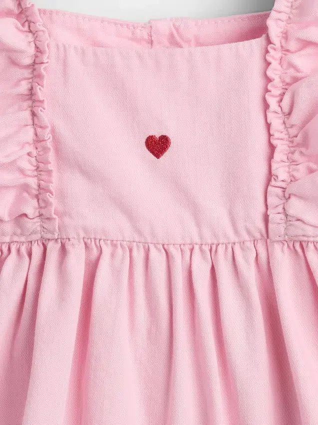 Baby-Jeans-Kleid mit Herz