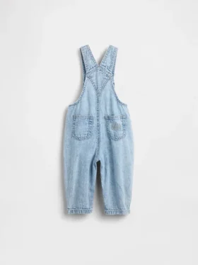 Baby-Jeans-Latzhose mit Winnie-Puuh-Motiv