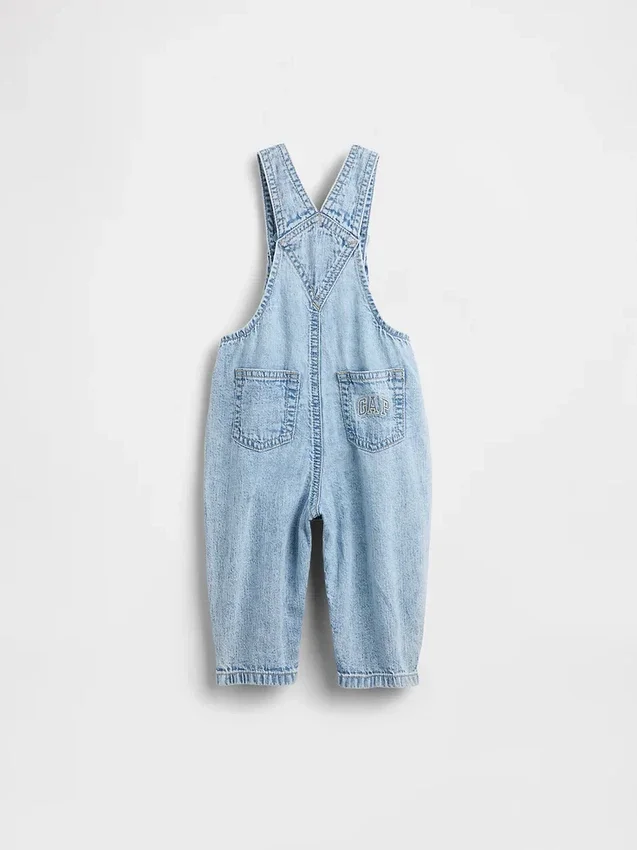 Baby-Jeans-Latzhose mit Winnie-Puuh-Motiv