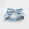 Baby-Jeans-Stirnband mit Schleife