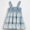 Baby-Jeanskleid mit Stufenrock